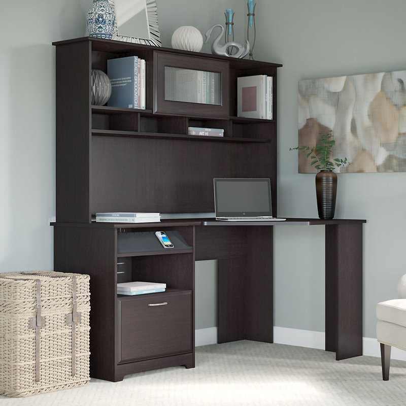 Red Barrel Studio Hillsdale Corner Computer Desk with Hutch & Reviews